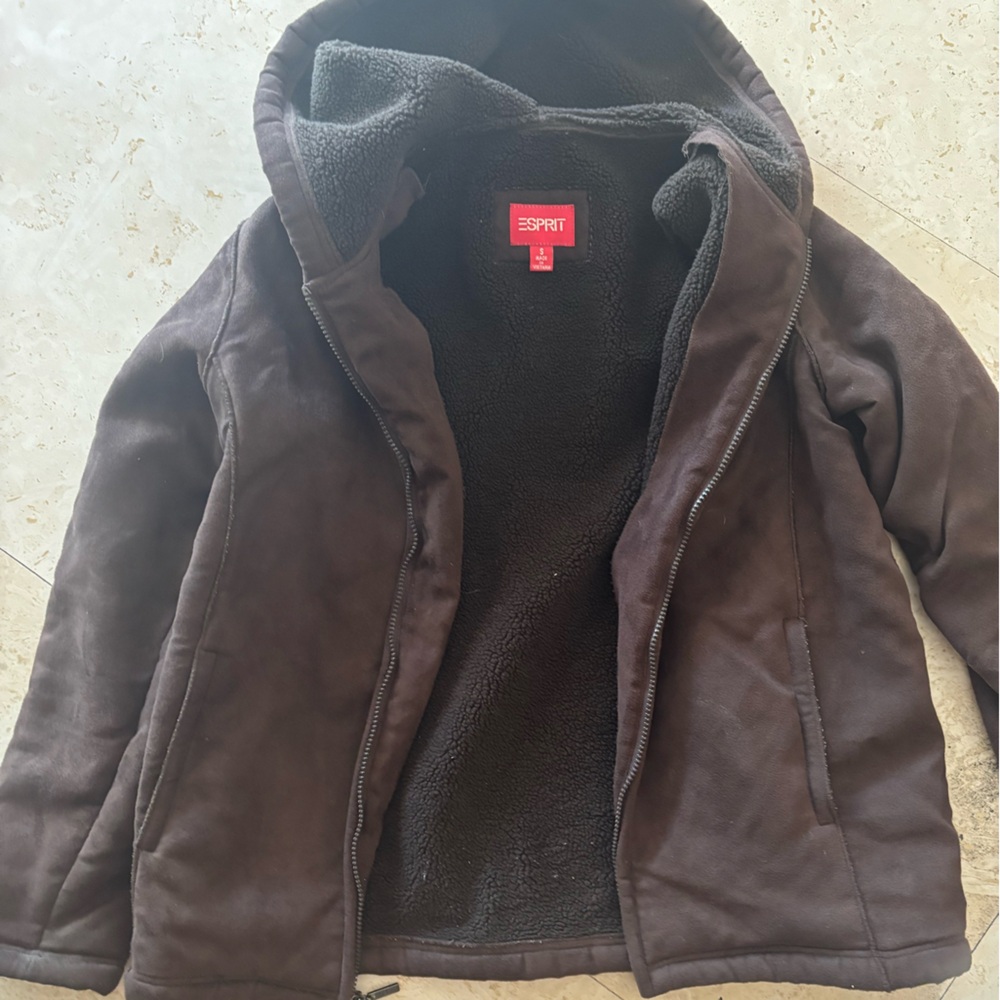 Esprit Dark Brown Hooded Jacket